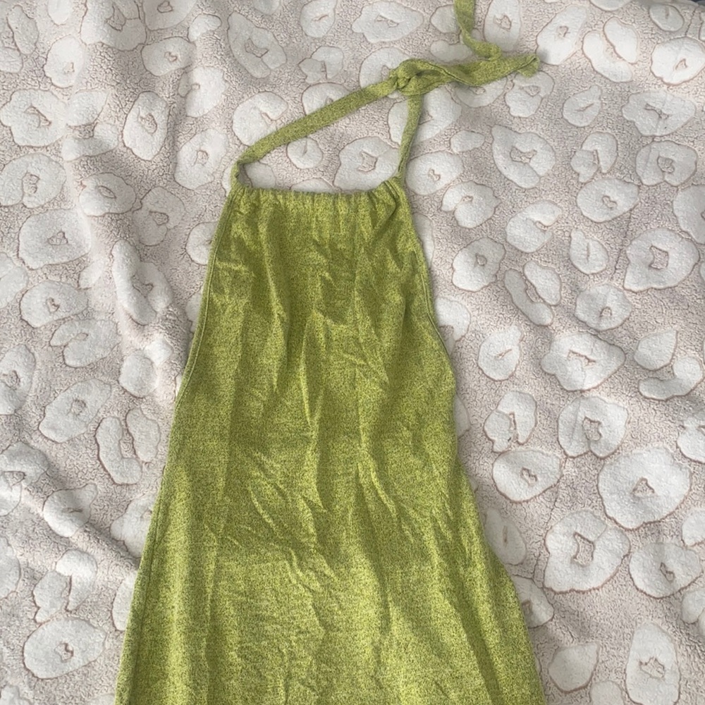 Open back knit dress